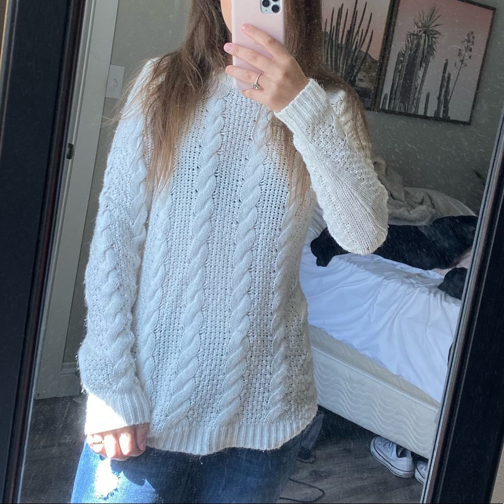 White sweater